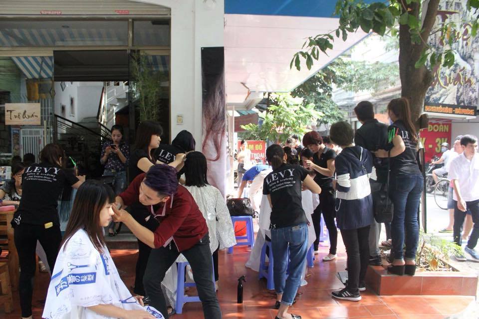 Thực hành cắt tóc